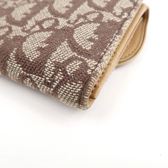 ❤️Christian Dior Trotter Canvas Leather Bi-fold Compact Wallet❤️ - Picture 7 of 16